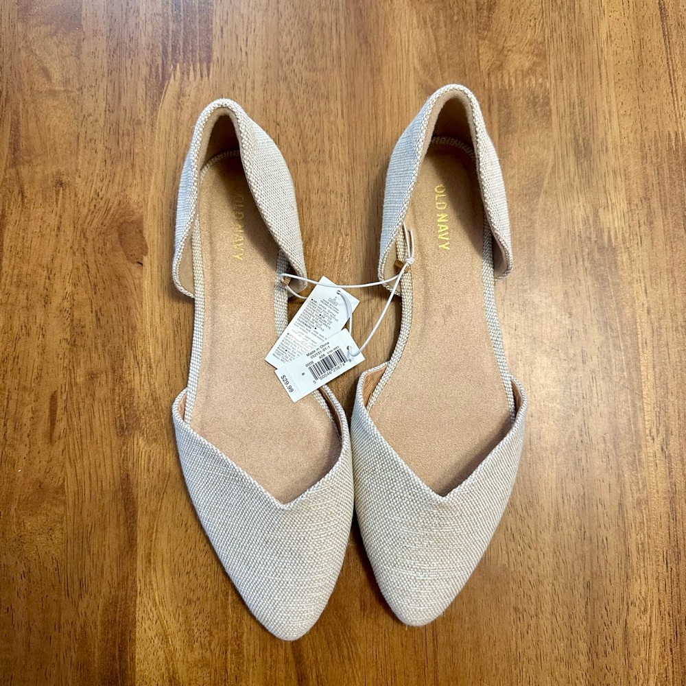 Old Navy Soft Knit Pointed Toe Flats